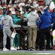 Tua Tagovailoa is carted off the field after a horrendous head injury on Thursday.